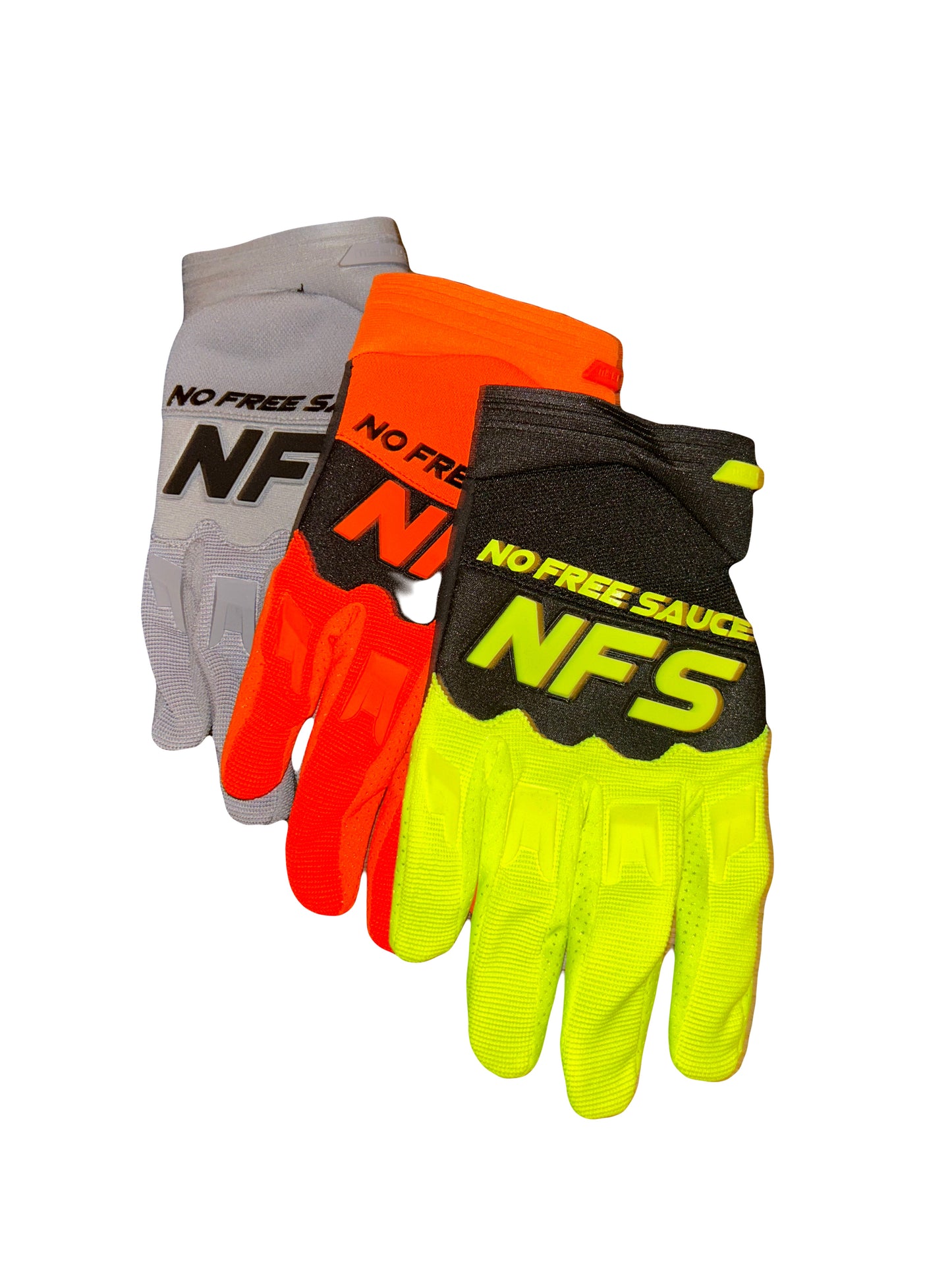 NFS BOX GLOVES HIGHLIGHTER GREEN