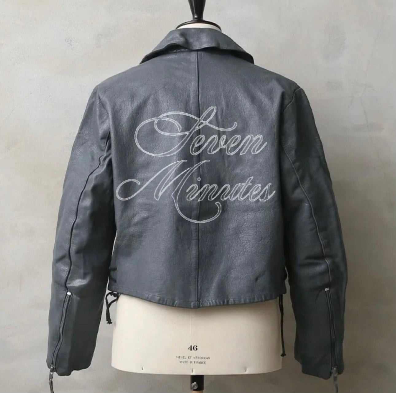 SEVEN MINUTES CUSTOM LEATHER JACKET